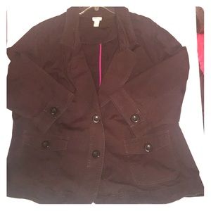 Chocolate Brown 3/4 Sleeve Shirt